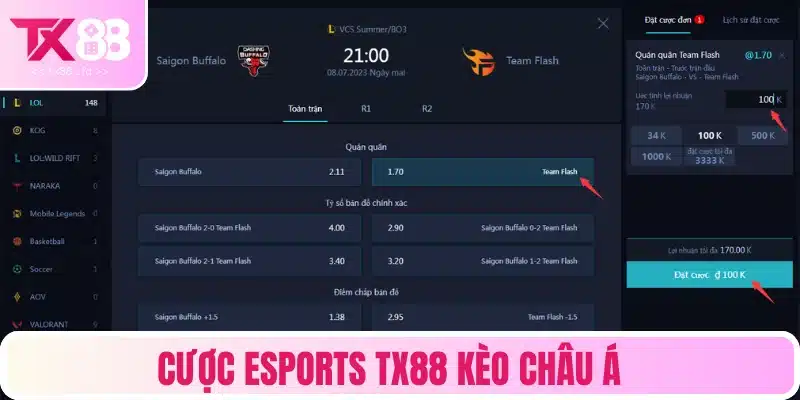 Nắm bắt chính xác kèo chấp thể thao điện tử 