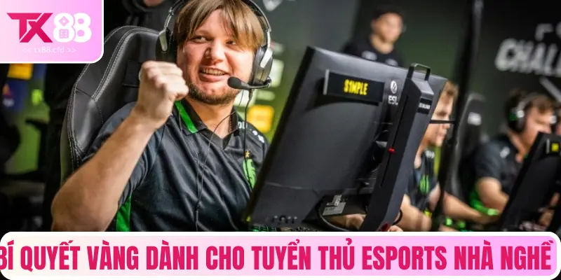 Bí quyết vàng dành cho tuyển thủ Esports nhà nghề